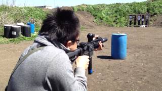 Full Auto AR15 9mm SBRSilencer D [upl. by Sachi]