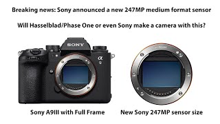 Official Sony sensor announcement We are soon getting a new 247 Megapixel medium format camera [upl. by Htaek]