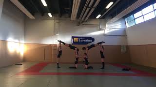 Bac acrosport 2018  Thème militaire girl [upl. by Circosta]