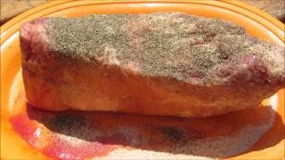 Peppered Pastrami Recipe  How To Make Pastrami [upl. by Salguod]