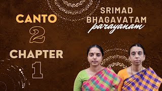 Srimad Bhagavatam Parayanam  Canto 2  Chapter 1 [upl. by Arakal]