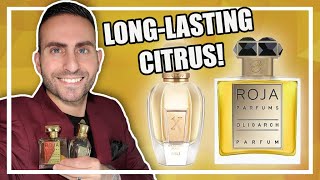 TOP 10 BEST LONGEST LASTING CITRUS FRAGRANCES THAT MONEY CAN BUY  ROJA OLIGARCH XERJOFF NIO ETC [upl. by Aoht]