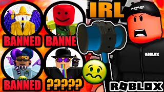 Their real life actions got them banned on roblox [upl. by Funda]