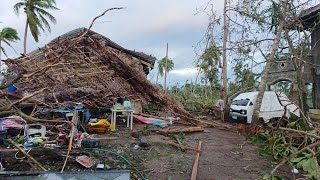 Typhoon OdetteRai December 16 2021Ubay Bohol 1125 am [upl. by Aiahc]