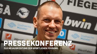 Pressekonferenz zur Neuausrichtung der Sportlichen Leitung [upl. by Briney293]