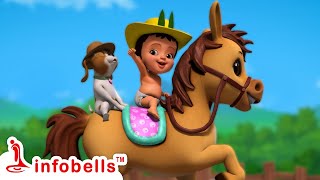 Aam Pata Jora Jora  আম পাতা জোড়া জোড়া  Bengali Rhymes for Children  Infobells [upl. by Halley]