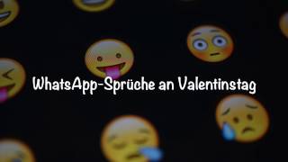 Die 6 schönsten WhatsAppSprüche für Valentinstag [upl. by Giannini]