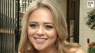 Emily Atack Interview  Theatre New Films amp Butterfly Ball 2016 [upl. by Oijres]