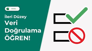 Excel Veri Doğrulama Özelliği İleri Düzey Örneklerle Detaylı Anlatım  EXCEL 751 [upl. by Butch]