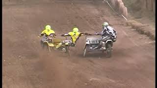 Sidecar motocross racing World championship Lacapelle Marival 1999 [upl. by Htebasyle]