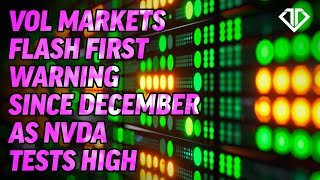 Vol Markets Flash First Warning Since December as NVDA Tests High [upl. by Anauq806]