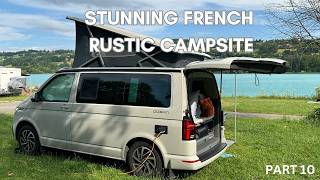 Stopped at a Stunning rural Campsite in France in our VW California Ocean Campervan [upl. by Ecertak]