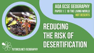 Reducing the Risk of Desertification  AQA GCSE Geography  Hot Deserts 10 [upl. by Larianna415]