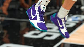 NBA 2K21 Shoe Creator  Nike Kobe 5 quotHornetsquot [upl. by Rockwell]