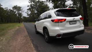 2017 Toyota Kluger AWD 218kW 0100kmh amp engine sound [upl. by Figueroa]