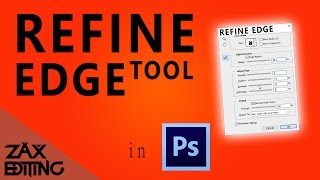 Using the Refine Edge Tool  Photoshop Tutorial [upl. by Valera]