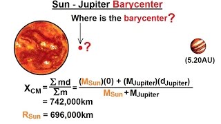 Astrophysics Binary Star System 7 of 40 SunJupiter Barycenter [upl. by Snebur]