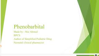 Anticonvulsant drugs in neonatesphenobarbital [upl. by Leumel]