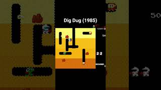 Dig Dug 1985 games nintendo reels viral shorts [upl. by Annmaria74]