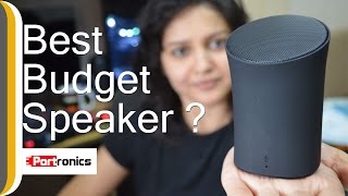 Portronics POR280 Sound Pot Bluetooth Speaker Unboxing amp Review [upl. by Eiddet880]