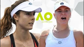 Alize Cornet vs Maria Timofeeva  Australian Open 2024 [upl. by Jenine]