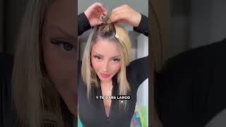 MEDIA PELUCA 😍 pelucas extensionesdecabello pelucasypostizosestademoda shortsvideo [upl. by Rhee]