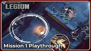 Crossfire Legion  THIS GAME HAS FINALLY ARRIVED  Campaign Mission 1 Full Playthrough [upl. by Lancey]