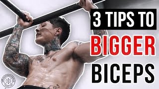 3 Tips For BIGGER Biceps  THENX [upl. by Giffard]