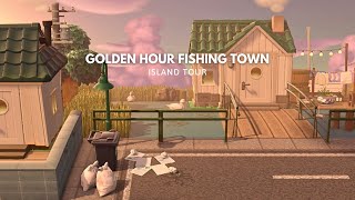 STUNNING Fishing Town Island Tour  Animal Crossing New Horizons [upl. by Nirot]