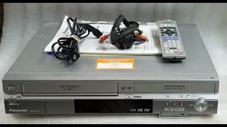 Panasonic DMR ES40V DVD Recorder VHS VCR Recorder Combo [upl. by Daren763]