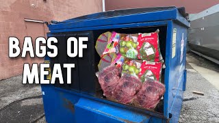 Dumpster Diving Bags of Meat Apples Pineapple Scrapping  The Critter Cam [upl. by Ydnis]