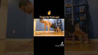 Fingertip Pushups Calisthenics music like love viral shortvideo song shorts short gym [upl. by Retsevlys]