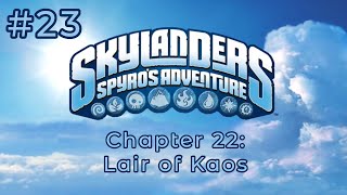 Skylanders Spyros Adventure  Chapter 22 Lair of Kaos [upl. by Jobye]