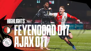 Highlights kampioenswedstrijd Feyenoord O17  Ajax O17  FA 20232024 [upl. by Spiegelman12]