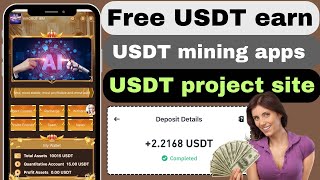 New crypto currency usdt project  how to earn money today  how to earn dollars crypto site [upl. by Anisor261]