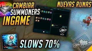 NUEVAS Runas  CAMBIAR INGAME los HECHIZOS de INVOCADOR  Noticias League Of Legends LoL [upl. by O'Doneven]