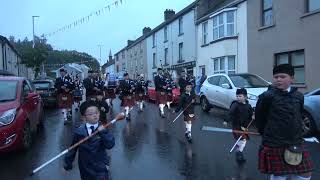 Cooneen Pipe Band  Brookeborough Mini 12th 2024 2 [upl. by Aihtak]