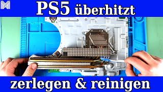 PS5 zerlegen und reinigen  PS5 wird zu warm  Konsole überhitzt [upl. by Areyk]