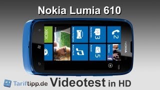 Nokia Lumia 610  Handytest in HD deutsch [upl. by Darius323]