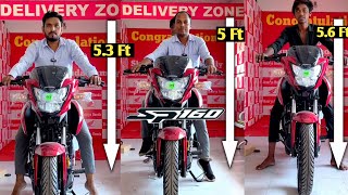 HONDA SP 160 ABS Dual Disk  Real Life Seat Height Test  its Shocking [upl. by Giselle]