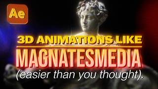 How to Make 3D Animations Like MagnatesMedia After Effects  Element 3D Tutorial [upl. by Gonyea873]