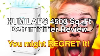 Humilabs 4500 sq ft dehumidifiers for large room and basements  review and demo [upl. by Boycey]