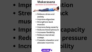 Makarasana for Yoga Beginners shorts viral yoga [upl. by Asyla]