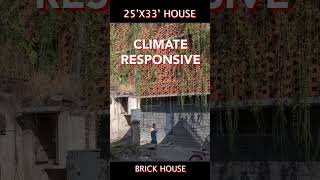 Indian House Design 25X33 Brick House  shorts housedesign home interiordesign realestate [upl. by Orsini206]