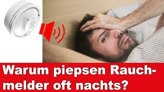 Warum Rauchmelder oft gerade nachts piepsen [upl. by Hsaka]