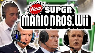 US Presidents Play New Super Mario Bros Wii 10 [upl. by Snashall]