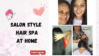 How to do hair spa treatment at home 🏠 Loreal hair spa for smooth and silky hair✨ [upl. by Eiznik]