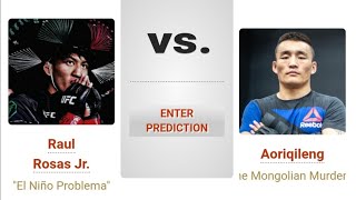 Raul Rosas Jr VS Aori Qileng  UFC 306 Preview amp Picks  Pinoy Silent Picks [upl. by Ja]