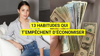 13 mauvaises habitudes qui tempêchent déconomiser  Budget  Minimalisme  Lucie Moreau [upl. by Boulanger]