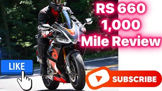 2023 Aprilia RS 660 My 1000 Mile Review [upl. by Nies]